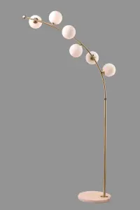 Lighting123 Bloom Floor Lamp G9 Bulb Cap for Living Room Bedroom Office