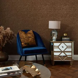 Dolomite Metallic Wallpaper in Copper