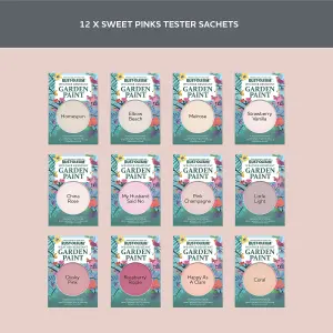 Rust-Oleum Pink Satin Garden Paint Tester Samples - 10ml