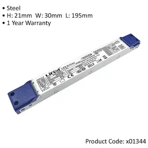 DALI 15W Digital LED Driver - Flicker Free - 25 to 40V Output - Dimmable