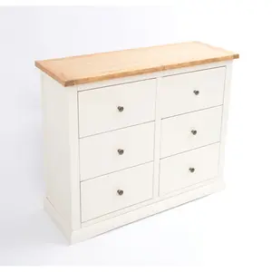 Castelli 6 Drawer Chest of Drawers Brass Knob