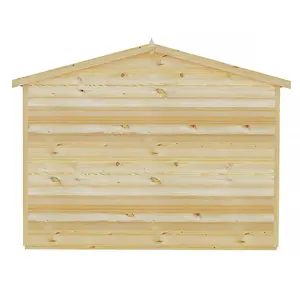 Garden Value 8 ft. W x 12 ft. D Windowless Overlap Shed