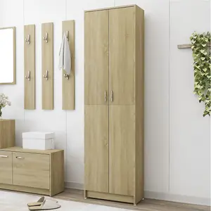 Hallway Wardrobe Sonoma Oak 55x25x189 cm Engineered Wood