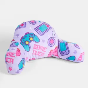 Kids Gaming Cushion Bed Pillow Reading Gamer Support Arms Lumbar Chair