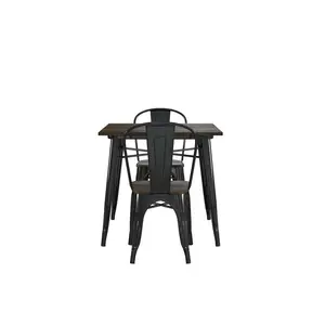 80.01 Cm Dining Table Black