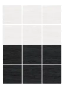 FloorPops Lawrence Black Peel & Stick Floor Tiles, FP5059