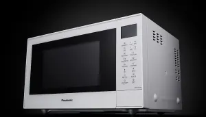 Panasonic 3-in-1 Slimline Combination Microwave Oven, White