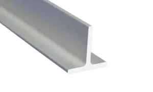 Aluminum Anodised Channel T Shape Section Bar, T -profile,  B90 1000x 20x20  mm