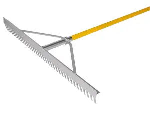 Premium 900mm Aluminium Landscape Rake for Efficient Outdoor Cleanup