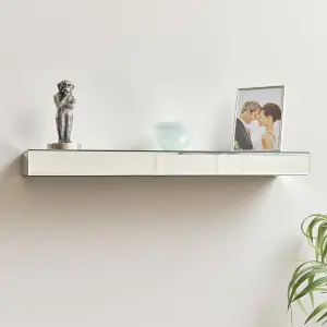 Melody Maison Mirrored Floating Wall Shelf