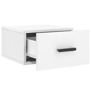 Berkfield Wall-mounted Bedside Cabinets 2 pcs White 35x35x20 cm