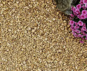 Limestone Cream Gravel 14mm - 25 Bags (500kg)