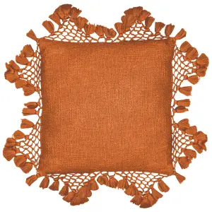 Yard Anko Macramé Tassel Feather Filled Cushion