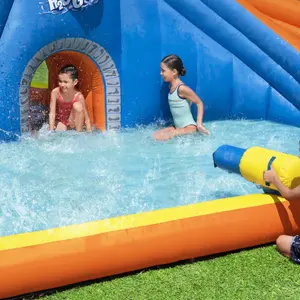 Bestway H2OGO Multicolour Rectangular Large Super speedway PVC Water park