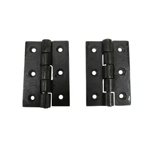 Cast Iron Door Butt Hinges X2 3" (Pair Rustic Cabinet Heavy Duty 75MM)