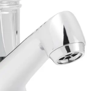 GoodHome Annagh Contemporary Basin Pillar Tap