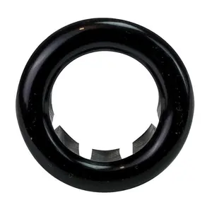 Black Basin Bathroom Sink Overflow Cover Trim Insert 25mm