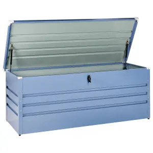 Beliani Storage Box Blue CEBROSA