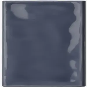 Johnson Tiles Iris Grey Gloss Ceramic Wall Tile Sample