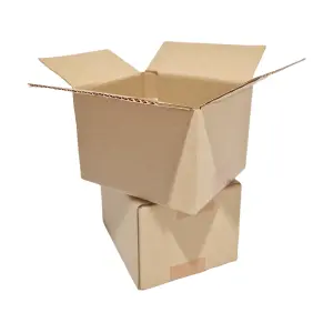 Brown Single Wall Cardboard Boxes 6" x 5" x 4" Durable Parcel Box and Packing Box, Small Shipping boxes (Pack of 5)