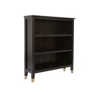 Palazzi Bookcase H97 W89 D25cm - Black