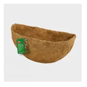 Natural Coco Wall Basket Liner Pre-moulded for a 14 Inch Wall Basket