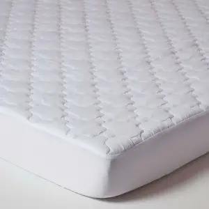 Homescapes Luxury Triple Fill Mattress Protector, Single