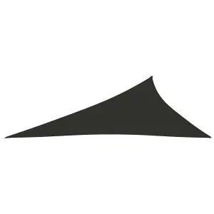 Berkfield Sunshade Sail Oxford Fabric Triangular 4x5x6.4 m Anthracite