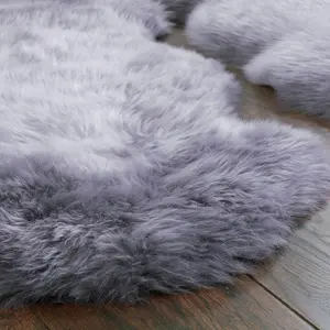 Origins Genuine Sheepskin Grey Single