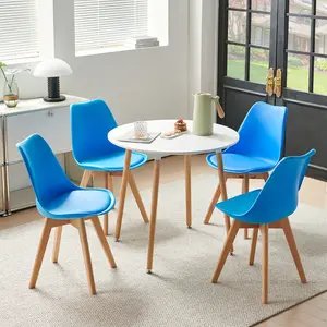 Nero Upholstered Side Chair (Set of 4) Blue