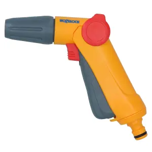 Hozelock Jet Spray Nozzle Garden Hose Pipe Water Gun & Aqua Stop Fitting