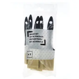 Flagged tip Paint brush, Set of 5