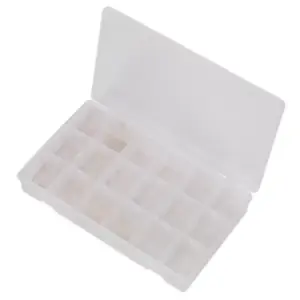 Sealey Assortment Box With 12 Removable Dividers & 2 Snap Latches ABBOXLAR