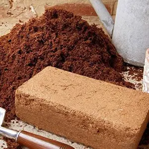 4x 10L Coco Coir Brick Multi Purpose Potting Compost Compressed Peat Free