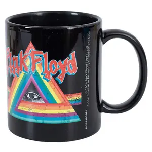 Pink Floyd Providence Ceramic Mug Black/Red/Yellow (One Size)