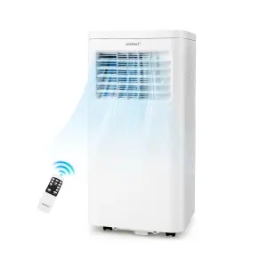 Costway 4-in-1 Portable Air Conditioner 9000 BTU Air Cooling Fan Dehumidifier AC Unit