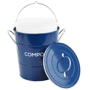 Caddy Company Compost Pail - Dark Blue/Navy