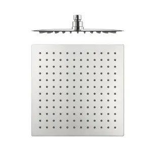 ENKI Chrome Square Ultra Slim Stainless Steel Shower Head 300mm