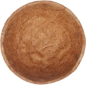 COCO & COIR Hanging Basket Liner  50cm  20 inches  3 pack  Coco Fibre Replacement Liners for Wall Baskets