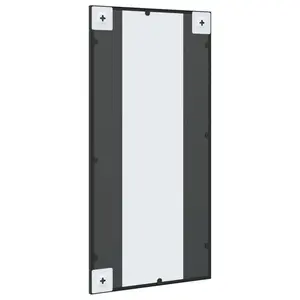 Mikayia Wall Mirror Black 80cm H x 40cm W