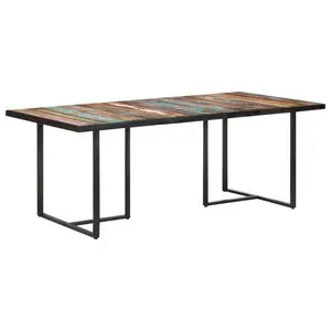 Sheilds Dining Table Multicolour / H76 x L200 x W100cm