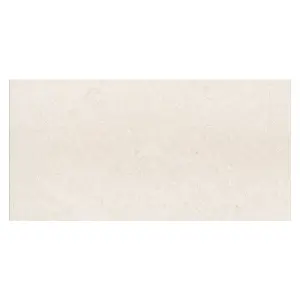 Azure Matt White Stone Effect Porcelain Outdoor Tile - Pack of 15, 10.8m² - (L)1200x(W)600mm