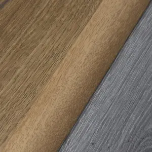 Flat self-adhesive wood effect aluminium door floor edging bar strip trim threshold 930 x 30mm a02 sandy oak