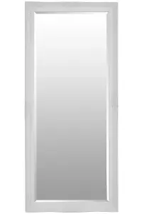 MirrorOutlet Kingsbury Full length Shabby Chic White Classic Leaner Mirror 168 x 76 CM