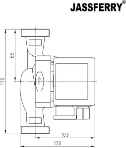 JASSFERRY Central Heating Pump A-Rated Hot Water Heat Circulation System Replacement 15-50 15-60