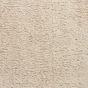 Beige Plain Shaggy Modern Easy To Clean Rug For Dining Room-160cm X 220cm