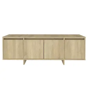 vidaXL TV Cabinet Sonoma Oak 120x30x40.5 cm Engineered Wood