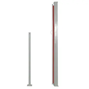 Berkfield Retractable Side Awning 160 x 500 cm Red