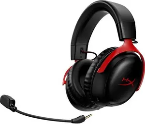 HYPERX Cloud III Wireless Gaming Headset - Black & Red, Black,Red 1969