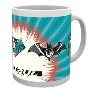 Justice League Badge Mug Multicoloured (One Size)